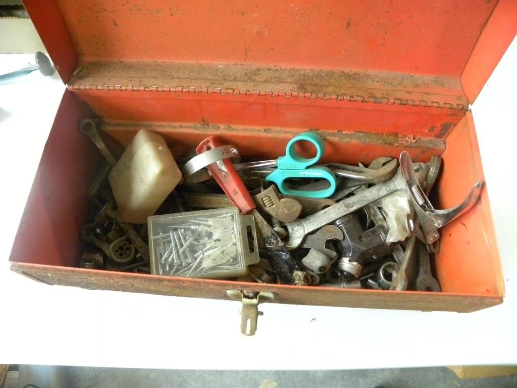 Toolbox and Contents - Rusty
