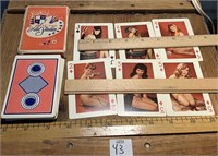 Vintage "Art Studies" risqué playing cards -