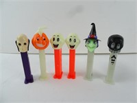 Lot of 6 Halloween Themed Pez Dispensers - Dr.