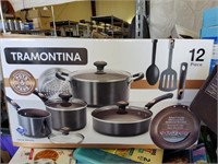 Tramontina 12 piece pots and pans