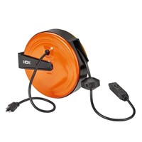 Hdx 30 Ft. 16/3 Retractable Cord Reel With 3 Groun