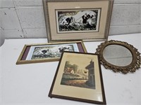Lot of Wall Art & Decor One is Signed