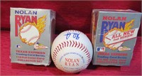 1991-92 Nolan Ryan 2 Sealed Card Sets & Baseball