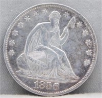 186-O Seated Liberty Half Dollar.