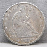 1874-CC Seated Liberty Half Dollar.