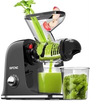 SiFENE Cold Press Juicer Machine, Compact Single S