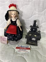 Suzanne Gibson Doll and Plastic Stove for