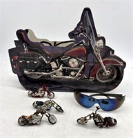 Vintage Harley Davidson Die-Cast Models, Hallmark