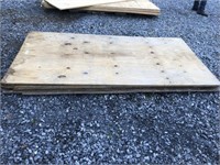 4 Plyboard Sheets