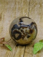 SEPTARIAN SPHERE ROCK STONE LAPIDARY SPECIMEN