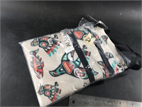 Alaskan Tlingit themed Ladies travel bag in packag