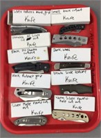 9x The Bid Assorted Pocket Knives