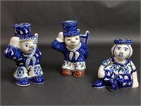 Wiza Boleslawiec Blue Pottery Chimney Sweepers