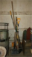 Assorted Garden Tools, Snow Shovel, Etc