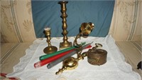 Collection of Brass Items