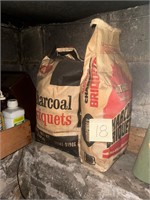 Barbecue charcoal briquettes