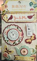 New- BoBunny Layered Chipboard