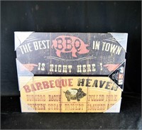 NEW BBQ Barbeque Signs For The Patio