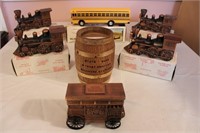 7 Banks 5 Diecast Banks, State Bank & Trust Co /