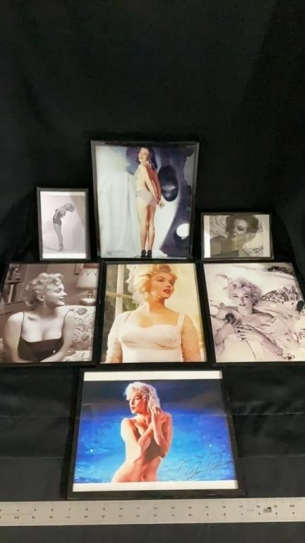 Marilyn Monroe framed photos