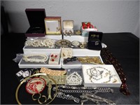 Lot of Jewelry Belt Buckles and More