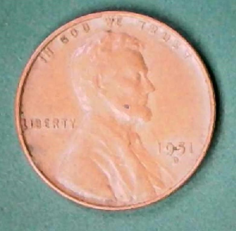 1951 D Lincoln Wheat Cent