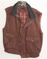 Men's Resistol Brown Wool Vest