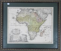 Homann Heirs Map of Africa, c.1740