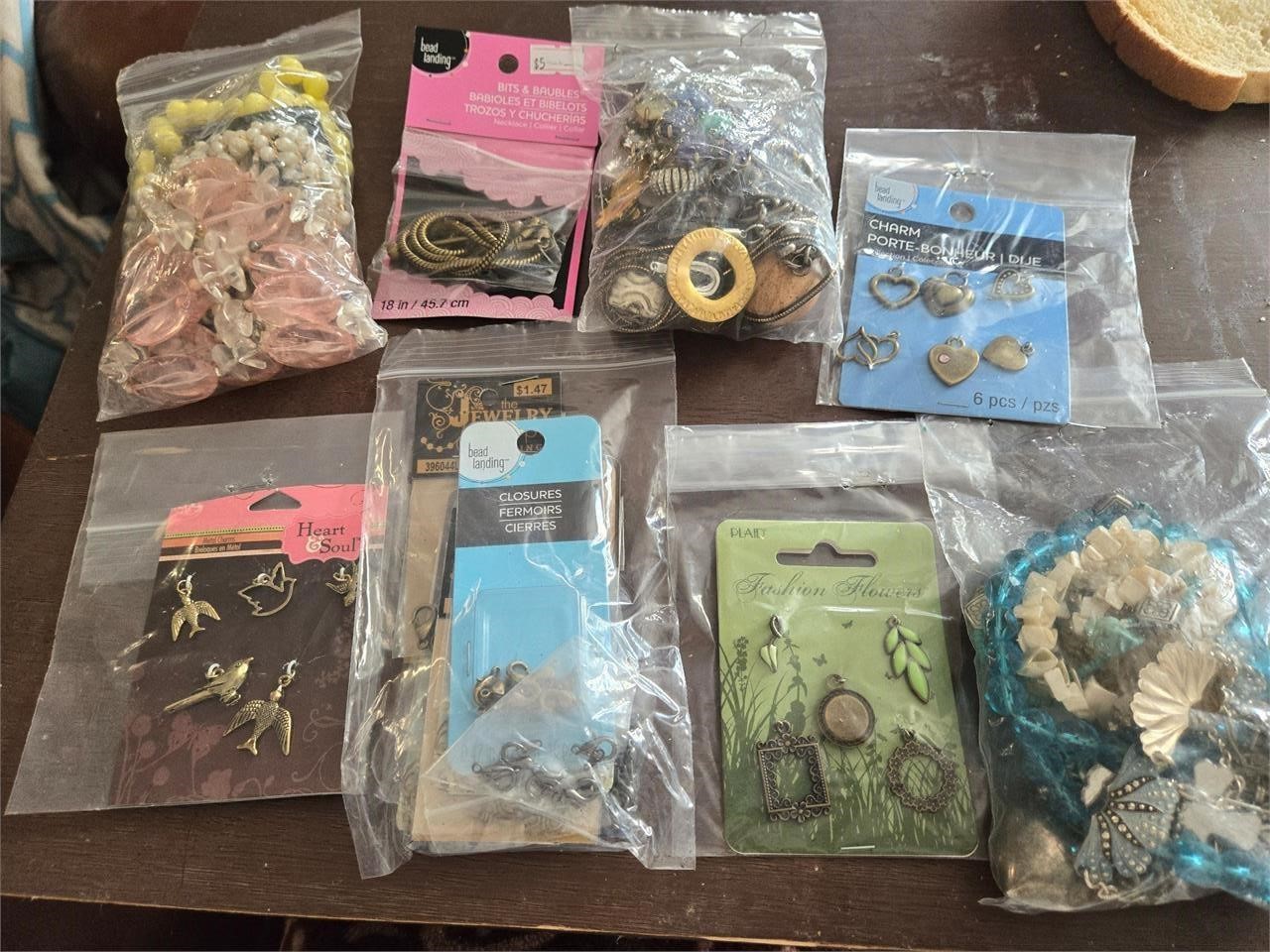 Charms and jewelry making supplies