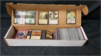 Group of magic cards from storage units