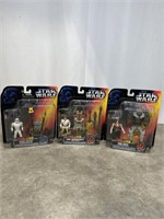 Star Wars Deluxe action figures, new in