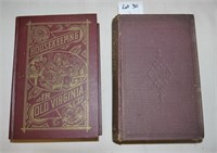 2 Books - "Housekeeping in Old Virginia" edited