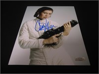 Carrie Fisher Signed 8x10 Photo Heritage COA
