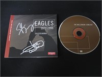 Joe Walsh & Glenn Frey Signed CD Booklet RCA COA