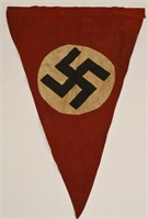 WWII Era Double Sided German Pennant