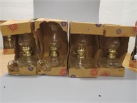 4 Vintage Coal Oil Lamps