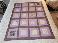 Handmade quilt appr 40" x 53"