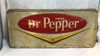 Vintage Dr Pepper sign 18 x 40