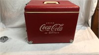 Vintage Coca Cola cooler with bottle opener