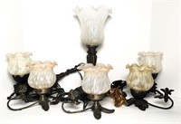 Art Nouveau Accent Lamps