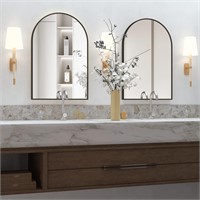 NEW $120 2Pcs (20x30") Arched Wall Mirror