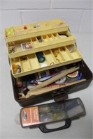 Old Tackle Box & Contents