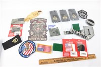 Large lot of Army Military patches-stickers