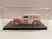 Bobby Allison signed Motor Sports Car in display