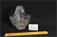 Crystal Basket - Made in Poland - 24% Lead