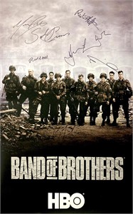 Autograph Band of Brothers poster