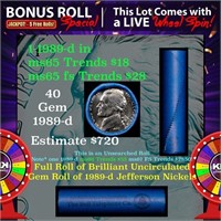 1-5 FREE BU Nickel rolls with win of this 1989-d S