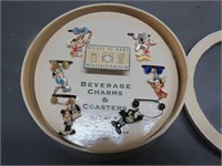 Disney Beverage Charms and Coasters