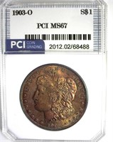 1903-O Morgan MS67 LISTS $4000