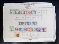 British Commonwealths A-B stamps, Used and Mint